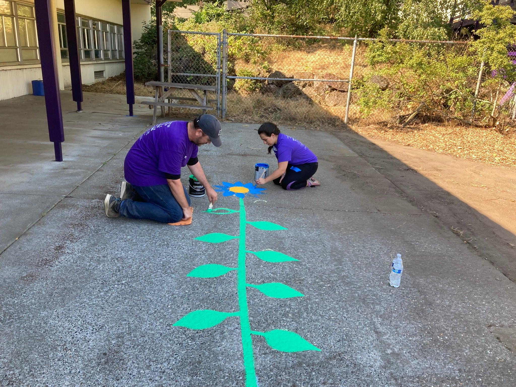 NAIOP Volunteers at Washington Middle School